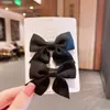 Pinza para el Cabello de Pato con Lazo Estilo Coreano para Niñas, Pasador de Tela, Lindo Pinza de Princesa, Pinza Lateral de Moda para Niñas