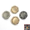 Botones de metal ojo de gato cosidos a mano con diamantes para chaqueta de traje de mujer, botones de mujer de 18-25 mm