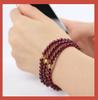 Pulsera Pixiu de Oro Arena Mantra de Seis Caracteres Atmósfera Oro Chapado Obsidiana para Hombre Pulsera de Cuentas de Buda al por Mayor