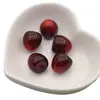 Fruta Cereja Cereja Bobina Contas Pingente Pingente DIY Acessórios de Cabelo Corda de Cabelo Chaveiro Acessórios de Decoração Material