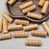 Madeira de Pessegueiro Antiga Quatro Vias Riqueza, Paz e Alegria Conjunto de Duas Peças DIY Acessórios para Joias de Contas Budistas Pulseira Pingente Artigo