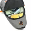 Bolsa de Pecho Estilo Coreano para Hombre, Bolso Cruzado Impermeable de Tela Oxford, Bolsa de Pecho para Deportes al Aire Libre, Ocio, Ciclismo para Hombre