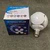 Luz de Fútbol LED Resaltante Hogar E27 Luz de Cinco Hojas Esférica Carga Solar Luz de Tres Hojas Bombilla Plegable de Cinco Hojas