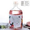 Garrafa de vinho pequena atacado garrafa de vinho estrangeira fresca da moda vinho caseiro vidro branco cristal bebida vinho de fruta garrafa vazia