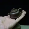 Tetera Zhu Ni de Chaozhou, tetera mini de arcilla púrpura, tetera miniatura de bolsillo, tetera pequeña, tetera pequeña, tetera de taza
