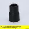 Liansu Pe Direct 20 Codo Reductor Directo Negro Enchufe Soldable