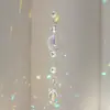 Suministro de Fuente Transfronteriza para Tiktok Serie Plata de 6 Piezas Colgante de Cristal Jardín de Luna y Estrella Atrapasoles Carrillón de Viento