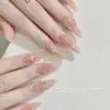 Decoraciones de perlas para arte de uñas en color blanco roto, perlas semiredondas de fondo plano, mini cuentas de acero, pedrería versátil para uñas, accesorios 3D para uñas postizas