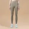 Mallas de Fitness para Correr Levanta Glúteos de Cintura Alta Control de Abdomen Elásticas Deportivas Ajustadas Pantalones de Yoga Gris-Morado para Mujer