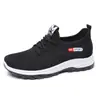 Zapatos Personalizados Transfronterizos para Mujer 2024 Primavera y Verano Nuevo Estilo Zapatos de Malla Calados de Una Sola Pierna Antideslizantes Zapatos para Madres Zapatos para Mujeres de Mediana Edad y Mayores