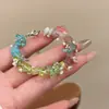 Pulsera de Cuerda Trenzada Cristalina Fresca de Verano, Pulsera de Lujo Ligero y de Gama Alta, Diseño de Moda Exquisito, Joyería de Mano de Nicho para Mujer