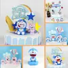 Pastel Jingle Cat Doraemon Adornos Flamenco Decoración de Cumpleaños Plugin Doraemon Pastel Doraemon Adornos Doraemon