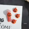Accesorios para Uñas Halloween Estilo Punk Oscuro Cruz Corazón Calavera Forma de Serpiente Estilo Y2K Hot Girl Decoración de Uñas
