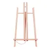 Display trapezoidal de madeira cavalete pequeno de mesa I em estoque mini dobrável infantil pintura a óleo digital diy madeira maciça pintura