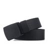 Cinto de tecido plástico de imitação de nylon para uso externo, masculino e feminino, com fivela magnética não metálica, para treinamento militar, inspeção de segurança e cinto multifuncional