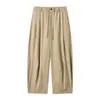 Ropa Vintage 2026 Otoño Nueva Marca de Tendencia Estilo Americano Pantalones de Pierna Curva Pantalones de Vestir para Hombre Retro Holgados de Pierna Recta
