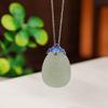 Colgante Yilu plata S925 plata esterlina jade Hetian zachilam colgante de jade para hombres y mujeres colgante personalizado de nicho estilo étnico
