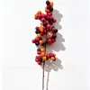 Simulación explosiva baya de acebo fruta rica festival de primavera fruta roja decoración de flores artificiales baya roja flor falsa decoración accesorios