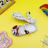 Zuecos de Ballet Rojos Estampados con Lazo 2026 para Niños, Sandalias Cerradas Antideslizantes de Verano para Exteriores para Niños, Transfronterizo