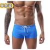 Novas Sungas Masculinas de Verão da Amazon com Amarração de Nylon de Cintura Baixa Boxer Sungas Venda por Atacado Calças de Praia de Secagem Rápida para Homens