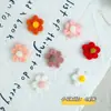 Nueva Flor de Hilo de Seis Pétalos Accesorios de Mohair Flor de Peluche DIY Decoración para Funda de Teléfono Colgante Accesorios para Ropa