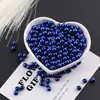 Pérola de Imitação ABS 6mm Alto Brilho Colorida Furo Reto Contas Soltas DIY Pulseira Colar Artesanal Material para Miçangas Acessórios