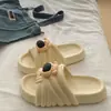 Pantuflas de baño de EVA con suela suave y antiolor para mujer, lindas para que las usen los estudiantes afuera, adecuadas para dormitorio y uso doméstico, pantuflas antideslizantes de pareja