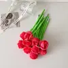 Presente Dia do Professor Caneta Gel Estilo Rosa de Silicone Macio Fofo Caneta Flor Divertida para Menina Caneta para Diário Caneta Presente