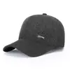 Gorra Plana Cálida de Invierno para Hombre Material de Lana Engrosado Protección para las Orejas Gorra de Béisbol Sombrero Casual Exterior para Hombres de Mediana Edad y Mayores