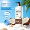 Venta Directa de Fábrica de la Serie Completa de Cuidado con Aceite de Coco en Inglés, Champú de Aceite de Coco, Gel de Ducha y Set de Cuidado del Cabello