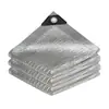 Malla sombreadora de papel de aluminio, exclusiva para suministro transfronterizo, con mayor densidad y grosor, resistente a altas temperaturas, para invernaderos y soláriums, papel de aluminio plateado