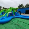 Combo de Tobogán Inflable con Piscina para Niños al Aire Libre Verano Agua