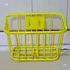 Cesta de bicicleta de metal engrosada para niños cesta de bicicleta de montaña para niños cesta delantera para bicicleta cesta de bicicleta de hierro