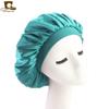 Fornecimento de comércio eletrônico transfronteiriço cúpula de seda artificial nightcap de abas largas faixa de cabelo quimioterapia chapéu SILKY BONNET CAP