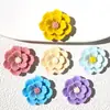 Acessórios de Resina Flor de Pessegueiro Jasmim Tridimensional de Camada Dupla DIY Cola de Chantilly Capa de Celular Presilha de Cabelo Copo de Água Ímã de Geladeira Acessórios