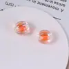 Cuentas de Calabaza Coloridas con Gradiente Semi-Transparente para DIY Collar Pulsera Cadena de Teléfono Móvil Accesorios de Joyería Cuentas Hechas a Mano Venta al por Mayor