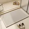Tapetes de Piso de Tierra de Diatomeas Personalizables, Tapetes Sencillos para Puerta de Baño, Absorbentes de Agua, Secado Rápido, Resistentes a la Suciedad, Antideslizantes