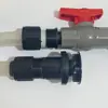 Filtro Inferior Roscado Directo Accesorio para Acuario Boquilla de Agua 20mm con Púa Conector Rápido Válvula de Manguera Doble Bloqueo Salida