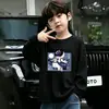 Camiseta base de algodón puro para niños, fina, para primavera y otoño, modelo nuevo 2026, camiseta de manga larga para niños súper elegante