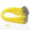 Venta al por mayor 100 piezas 1.5mm Corea del Sur cuerda de cera accesorios de collar cadena de cuerda de cuero cadena para joyería DIY Amazon venta caliente