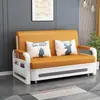 Cama Plegable de Doble Uso Extensible para Apartamento Pequeño, Sofá Plegable Multifuncional para Sala de Estar, Sofá Cama de Tejido Técnico Lavable para Dormitorio
