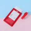Etiqueta de bagagem de borracha macia em PVC, design fofo de desenho animado, porta-cartão de embarque de silicone, etiqueta de viagem, etiqueta de bagagem para evitar perda