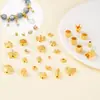 Accesorios Yiwu Venta Caliente Transfronteriza Aleación Accesorios para Joyería DIY Colgante Dorado Brillante Collar Pulsera Colgante Corazón Estrella