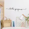Pegatinas de pared con eslóganes cortos en inglés para dormitorio, sala de estar, pegatinas decorativas de pared, generación transfronteriza de AliExpress
