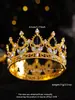 Corona de Cumpleaños Fiesta Transfronteriza Flor Pastel Vacaciones Corona Infantil Tiara Diamante de Gama Alta Redonda Corona Pequeña