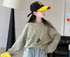 Jeans Casual da Moda para Meninas 2026 Primavera Novo Estiloso Solto Bordado Dupla Face Jeans Calça Wide-Leg para Crianças Maiores