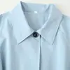Elegante y sencillo trench coat de cordones de alta gama estilo británico para mujer, nueva colección de otoño, con cuello de solapa, corte holgado, adelgazante, abrigo largo casual