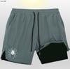Amazon AliExpress Explosiones Pantalones Cortos Dobles de Dos en Uno para Hombre Europeos y Americanos Serie Araña Pantalones Cortos de Playa