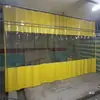 Cortina Divisória de Vidro Macio de PVC Transparente à Prova de Poeira para Varanda e Sala de Estar, Cortina de Couro Macio Deslizante com Isolamento Térmico e Frio para Lavagem de Carro
