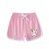 Conjunto Unicórnio Verão Novo Roupa Infantil Bebê Hot Pants Camiseta Manga Curta Shorts Casual Esportivo Conjunto de Duas Peças Tendência
